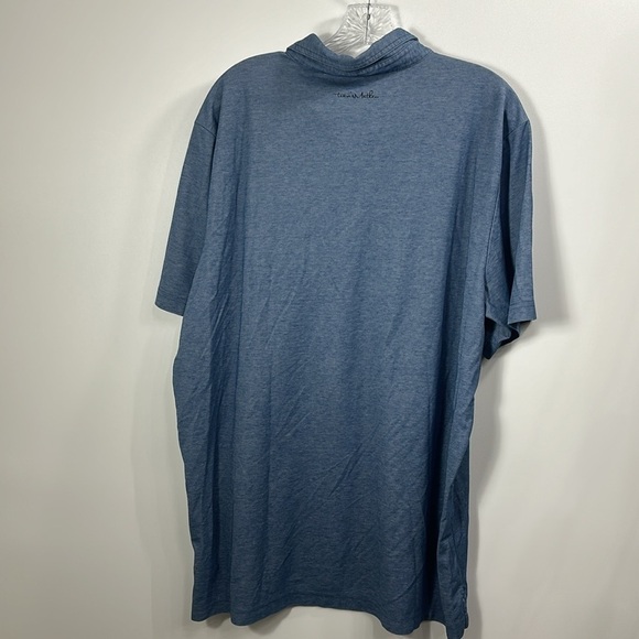Travis Matthew Coastal Chest Striped blue Polo size XXL. Blue.Pima cotton - Picture 8 of 11
